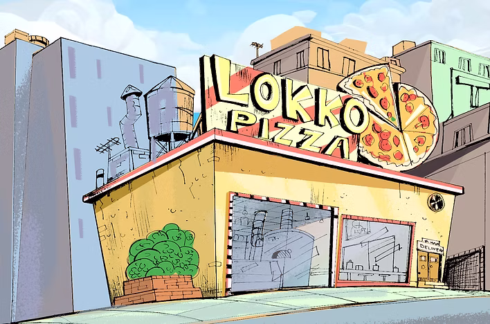 Lokko Pizza Shop Exterior